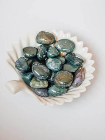 Agat mszysty szlifowany 3 cm