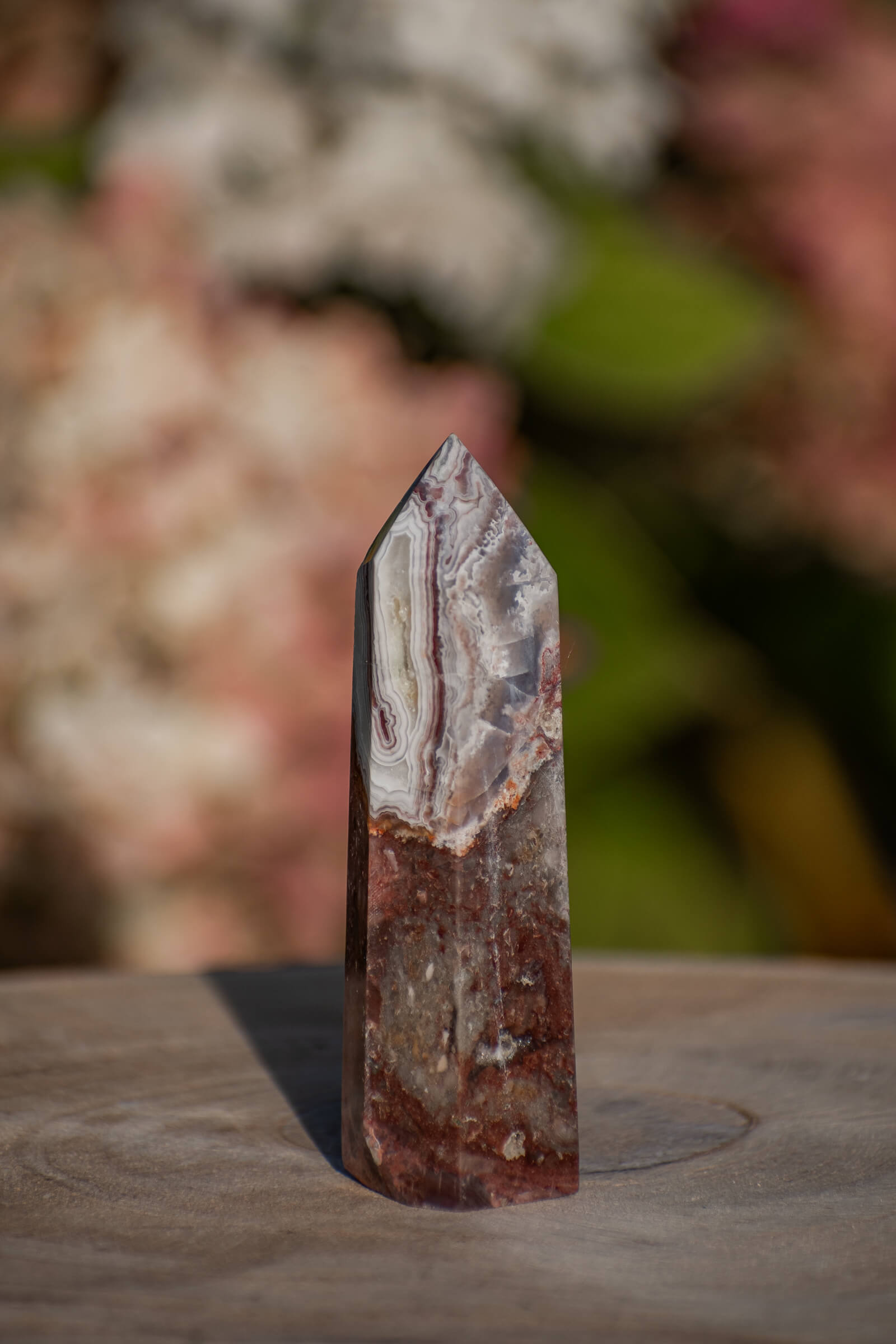 Mexican Crazy Lace Agate 8-9 cm - obrazek 2