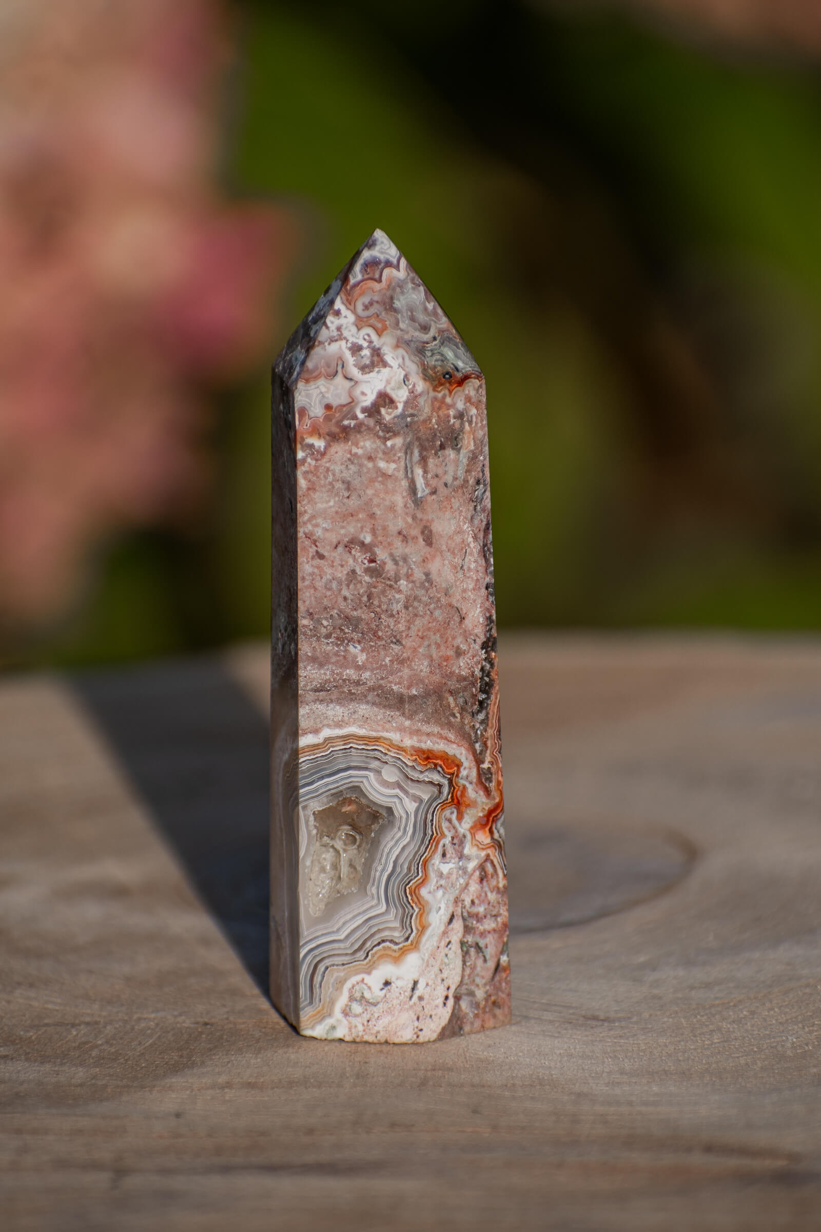 Mexican Crazy Lace Agate 8-9 cm - obrazek 3